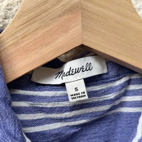 Madewell Central Shirt in Highley Stripe - Picture 8 of 8